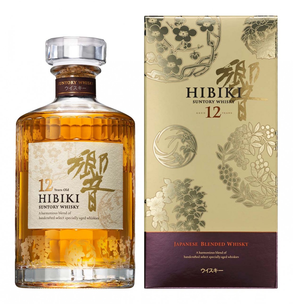 Suntory Hibiki 12Y Whisky special edition 三得利響12年花烏風月特別